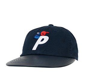 PALACE - Boné Faux Leather Bunning Man Snapback "Marinho" -NOVO-