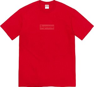 SUPREME - Camiseta Tonal Box Logo "Vermelho" -NOVO-