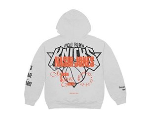 KNICKS x NAS - Moletom Madison Square Garden "Off-White" -NOVO-