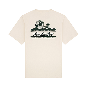 AIMÉ LEON DORE - Camiseta Unisphere "Creme" -NOVO-