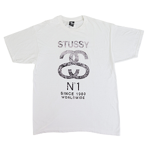 STUSSY - Camiseta N1 Worldwide "Branco" -NOVO-