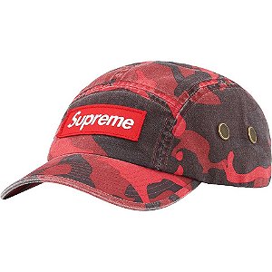 *** SUPREME - Boné Military Camp SS23 "Red Camo" -NOVO-