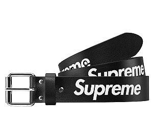 SUPREME - Cinto Reapeat Leather "Preto" -NOVO-