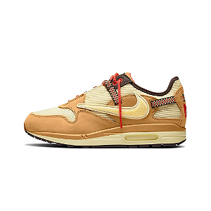 NIKE x TRAVIS SCOTT - Air Max 1 Cactus Jack  "Wheat Lemon Drop" -NOVO-