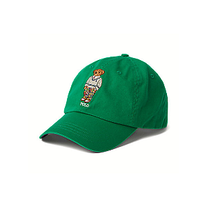 POLO RALPH LAUREN - Boné Polo Bear College "Verde" -NOVO-