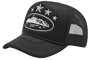 CORTEIZ - Boné Trucker 5 Starz Alcatraz "Preto" -NOVO-