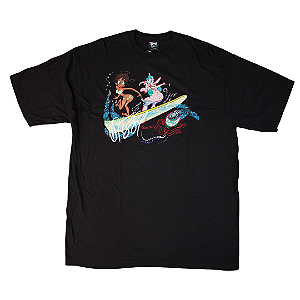 STUSSY x JOHN K - Camiseta Artistic Series "Preto" -NOVO-