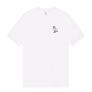 OVO -  Camiseta Classic Logo OWL (FW22) "Branco" -NOVO-