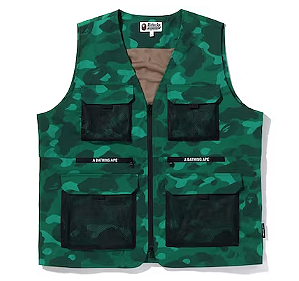 BAPE - Colete Color Camo "Verde" -NOVO-