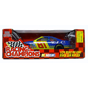 RACING CHAMPIONS - Miniatura Nascar T.I.C #81 Kenny Wallace 1/24 "Azul" -NOVO-