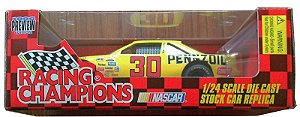 RACING CHAMPIONS - Miniatura Nascar Pennzoil #30 Johnny Benson 1/24 "Amarelo" -NOVO-