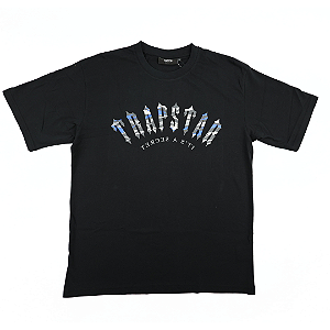 TRAPSTAR - Camiseta Irongate Arch Its a Secret "Preto" -NOVO-