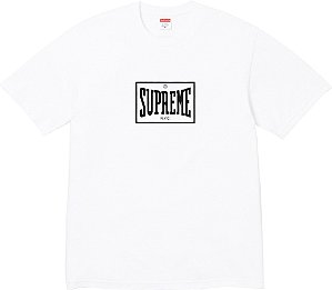 SUPREME - Camiseta Warm Up "Branco" -NOVO-