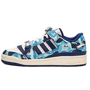 ADIDAS x BAPE - Forum 84 Low 30TH Anniversary "Blue Camo" -NOVO-