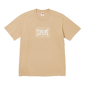 SUPREME - Camiseta Warm Up '"Caqui" -NOVO-