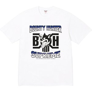 SUPREME x BOUNTY HUNTER - Camiseta Wolf "Branco" -NOVO-