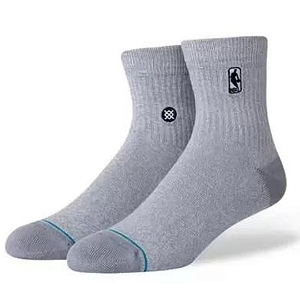 STANCE - Meia NBA Logoman Heather "Cinza" -NOVO-