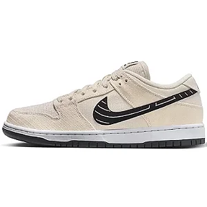 NIKE - SB Dunk Low Pro QS "Albino & Preto" (40,5 BR / 9 US) -NOVO-