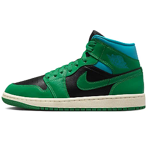 NIKE - Jordan 1 Mid "Lucky Green Aquatone" -NOVO-