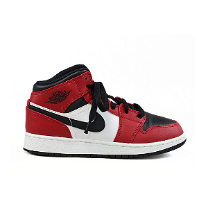 NIKE - Air Jordan 1 Mid GS "Chicago Black Toe" -USADO-