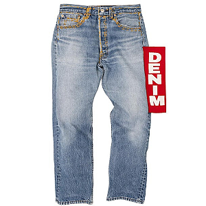 DENIM TEARS x LEVI'S x CPFM - Calça Jeans "Azul Claro" -NOVO-