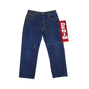 DENIM TEARS x LEVI'S x CPFM - Calça Jeans "Azul Escuro" -NOVO-