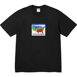 SUPREME - Camiseta Weather "Preto" -NOVO-