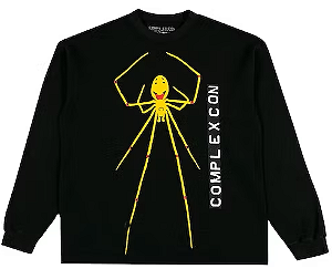 CPFM x COMPLEXCON - Camiseta Manga Longa Spider Legs "Preto" -NOVO-