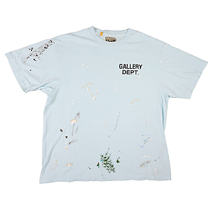 GALLERY DEPT - Camiseta Paint Shop Souvenir "Azul Claro" -NOVO-