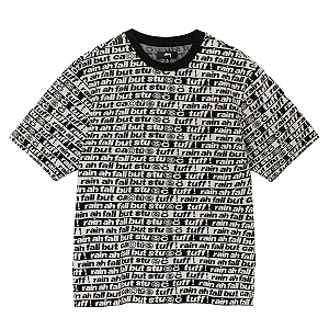 STUSSY x CPFM - Camiseta Knit "Preto/Branco" -NOVO-