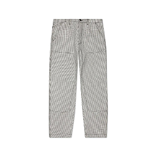 STUSSY - Calça Check Work "Preto/Branco" -NOVO-