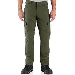 CARHARTT - Calça Rugged Flex Relaxed Fit Ripstop Cargo Work "Verde" -NOVO-