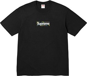 SUPREME - Camiseta Box Logo Camo "Preto" -NOVO-