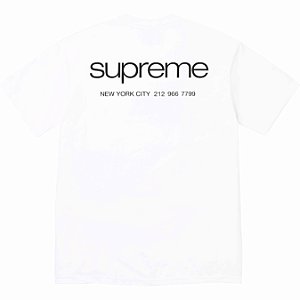 SUPREME - Camiseta NYC "Branco" -NOVO-