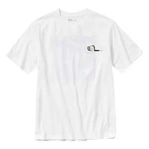 KAWS x UNIQLO - Camiseta Artbook Cover "Branco" -NOVO-
