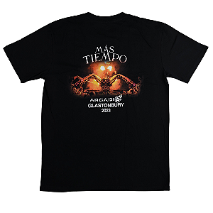 MÁS TIEMPO - Camiseta Glastonbury "Preto" -NOVO-