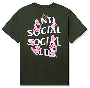 ANTI SOCIAL SOCIAL CLUB - Camiseta Kkoch "Olive" -NOVO-