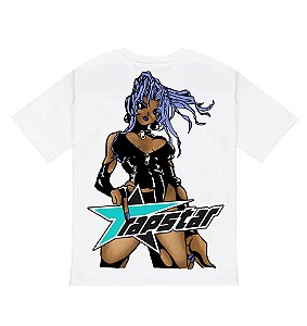 TRAPSTAR - Camiseta Rockstar "Branco" -NOVO-