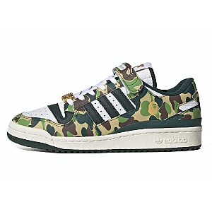 ADIDAS x BAPE - Forum 84 Low 30TH Anniversary "Green Camo" -NOVO-