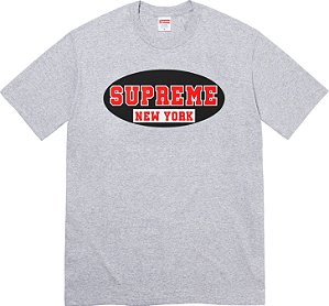 SUPREME - Camiseta New York "Cinza" -NOVO-