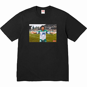 SUPREME - Camiseta Maradona "Preto" -NOVO-