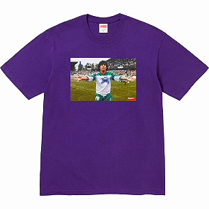 SUPREME - Camiseta Maradona "Roxo" -NOVO-