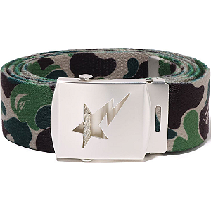 BAPE - Cinto ABC Gi Belt "Camo Verde" -NOVO-