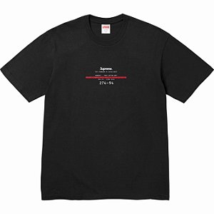 SUPREME - Camiseta Standard "Preto" -NOVO-