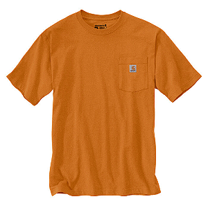 CARHARTT - Camiseta Pocket Loose Fit "Marmalade Heather" -NOVO-