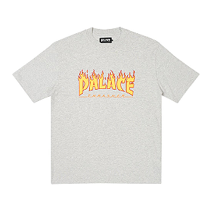 PALACE X THRASHER - Camiseta  "Cinza" -NOVO-