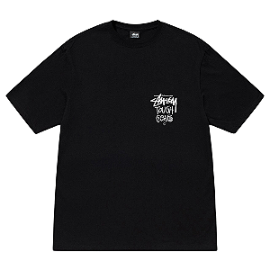 STUSSY - Camiseta Tough Gear "Preto" -NOVO-