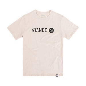 STANCE - Camiseta Logo "Bege"- NOVO-