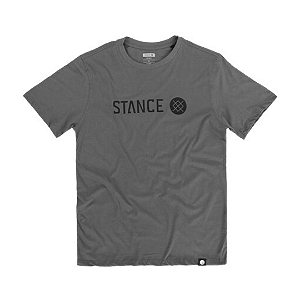 STANCE - Camiseta Logo "Grafite"- NOVO-