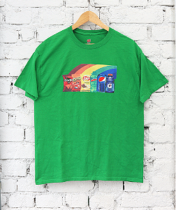 HANES - Camiseta Pepsico Equal "Verde" -VINTAGE-